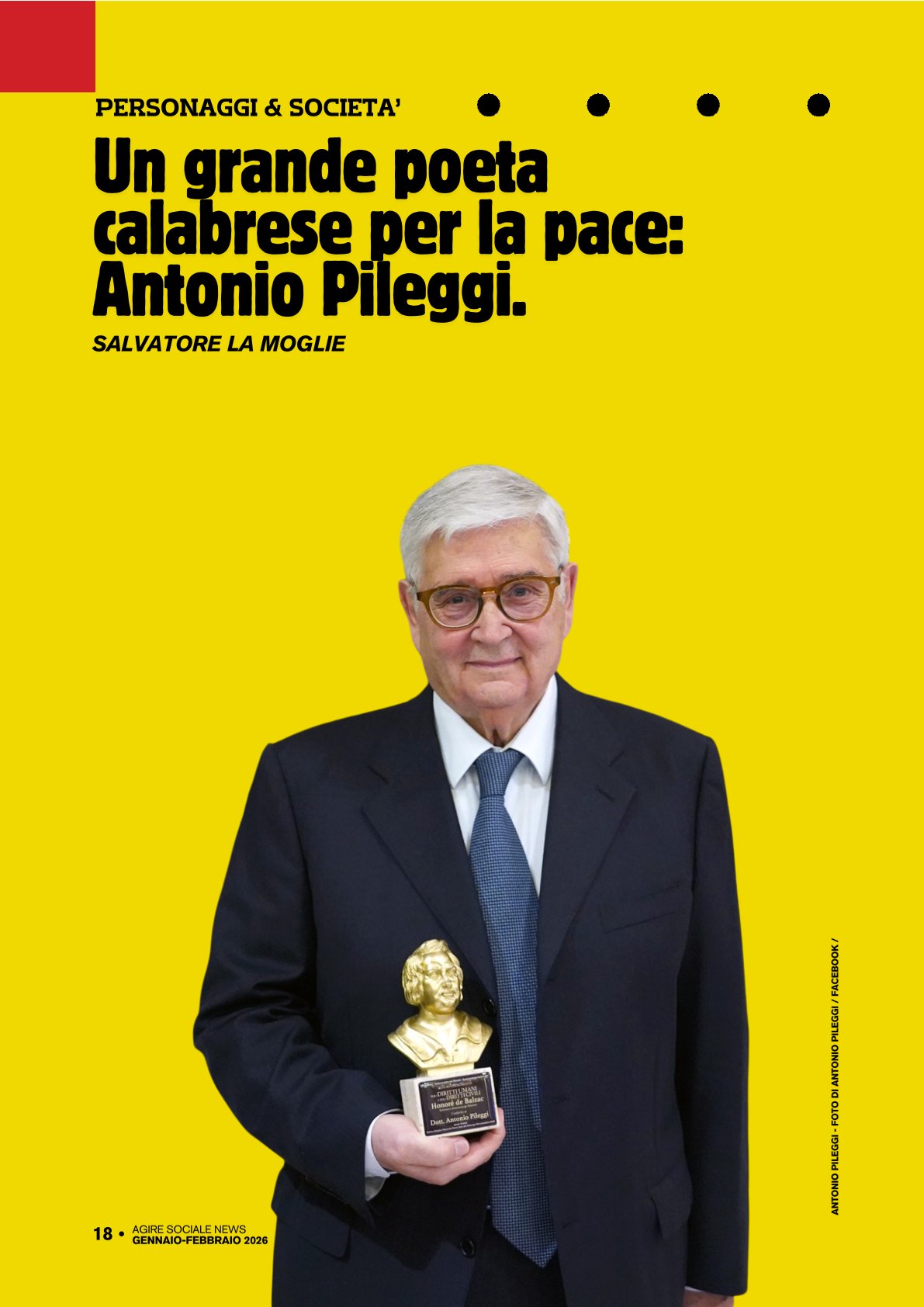 UN GRANDE POETA CALABRESE PER LA PACE: ANTONIO PILEGGI