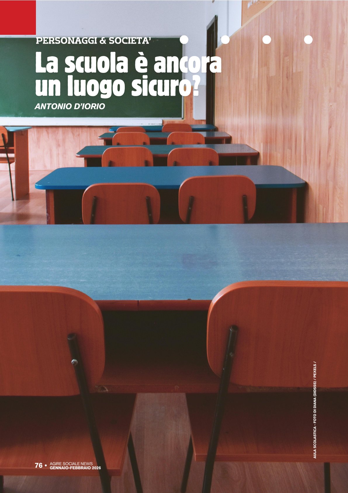 LA SCUOLA È ANCORA UN LUOGO SICURO?