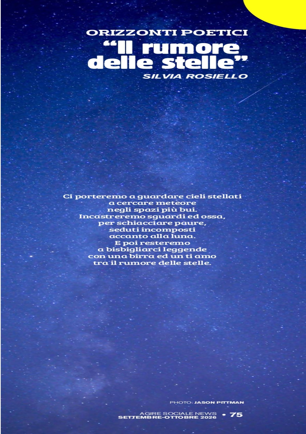 “IL RUMORE DELLE STELLE”